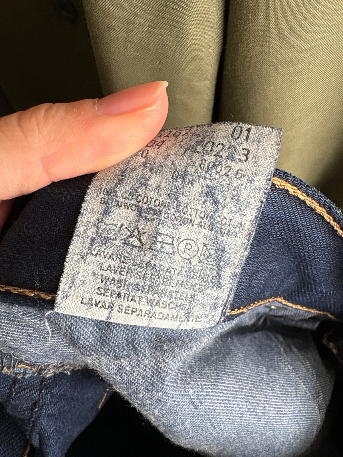 Jeans italienești premium tall bootcut indigo wash din bumbac gros