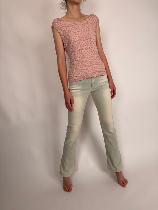 Jeanși premium Miss Sixty light wash modelatori Y2K