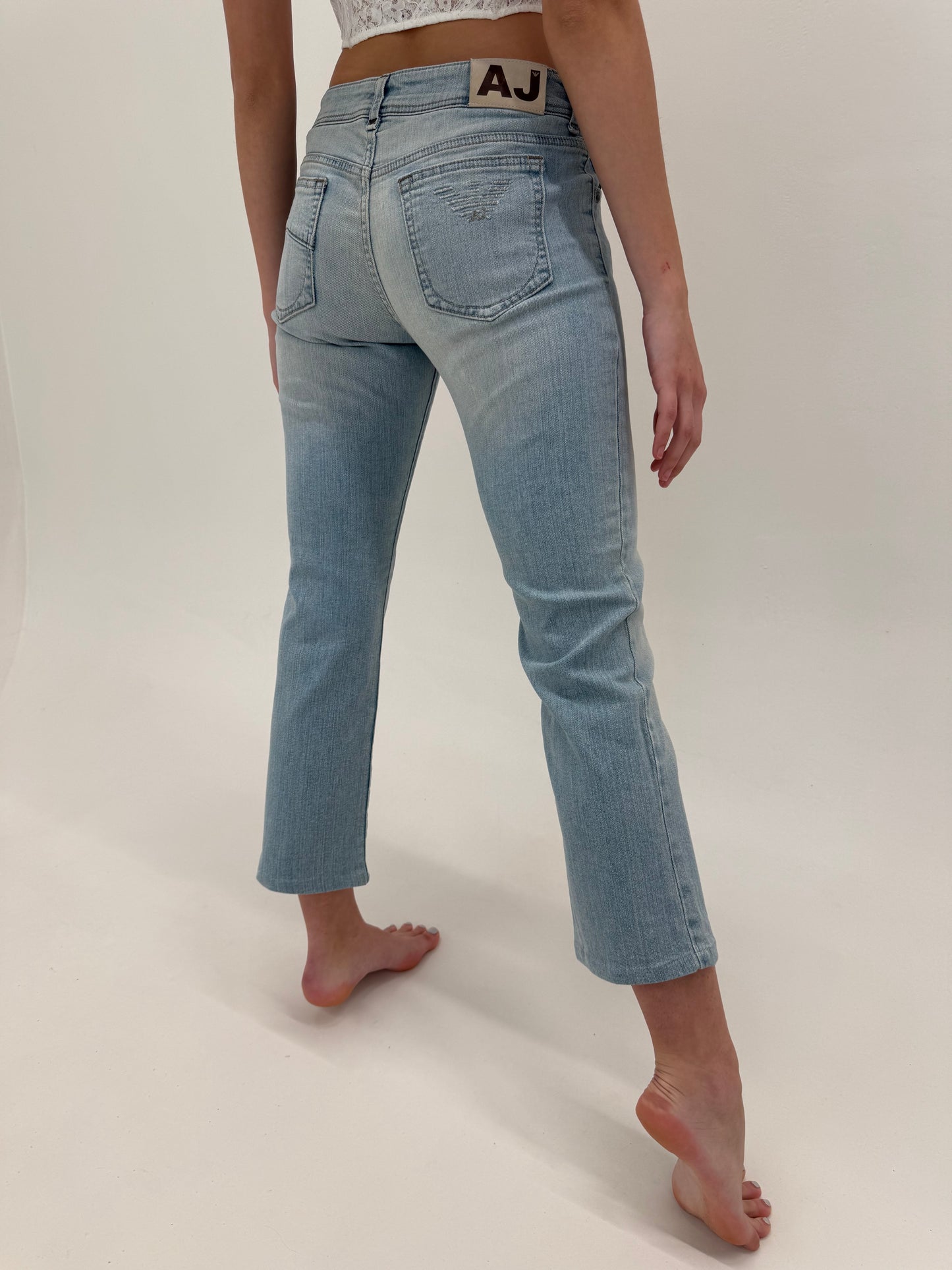 Jeans Armani de vară ultra cu fier modelatori petite