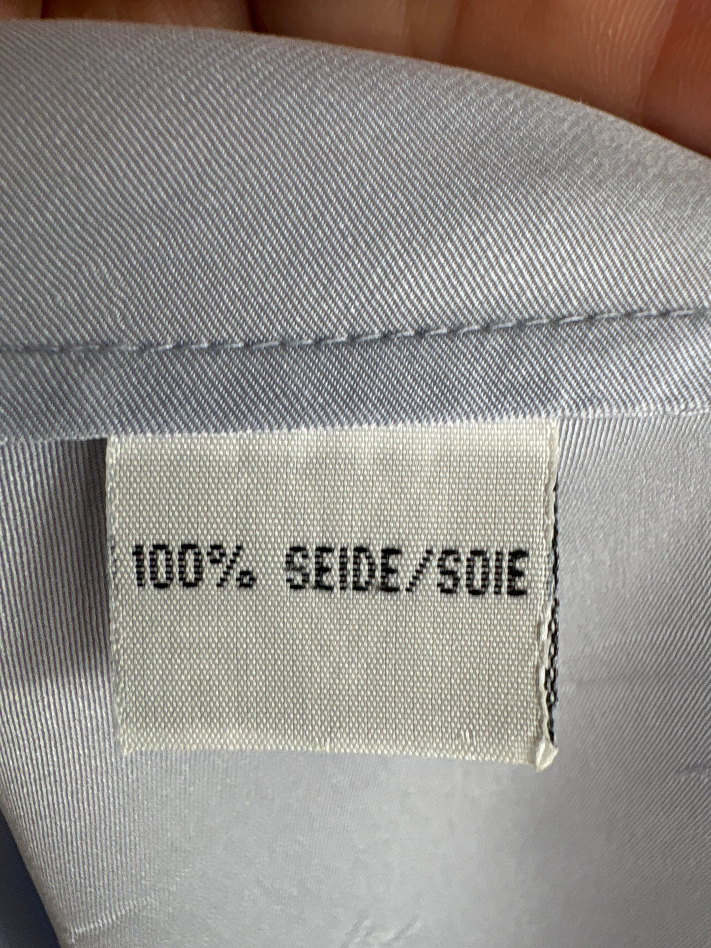 Rochie / furou din mătase naturală și over gray