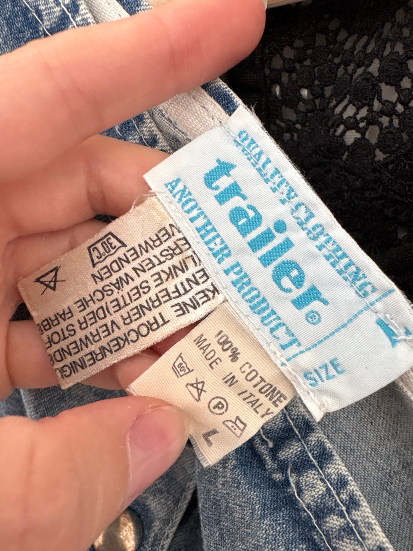 Fustă maxi din jeans moale de vară ultra amplă in croi elaborat