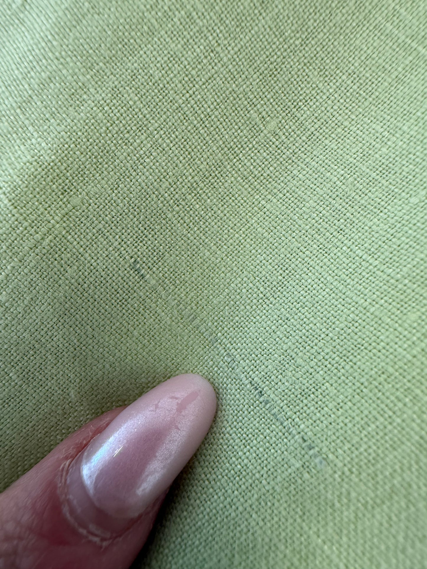 Pantaloni verde crud pudrat din in cu talie înaltă în croi drept