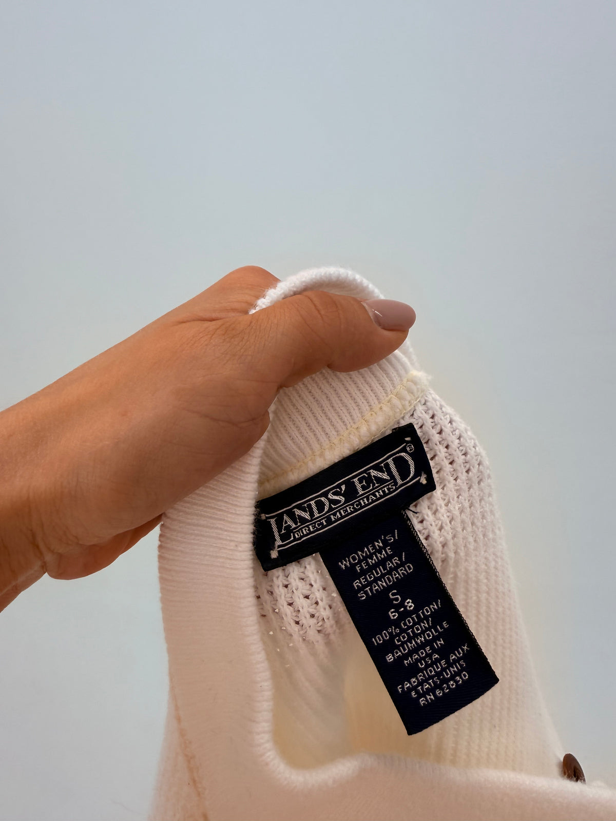 Pulover cu funnel neck și închidere Henley din bumbac excepțional
