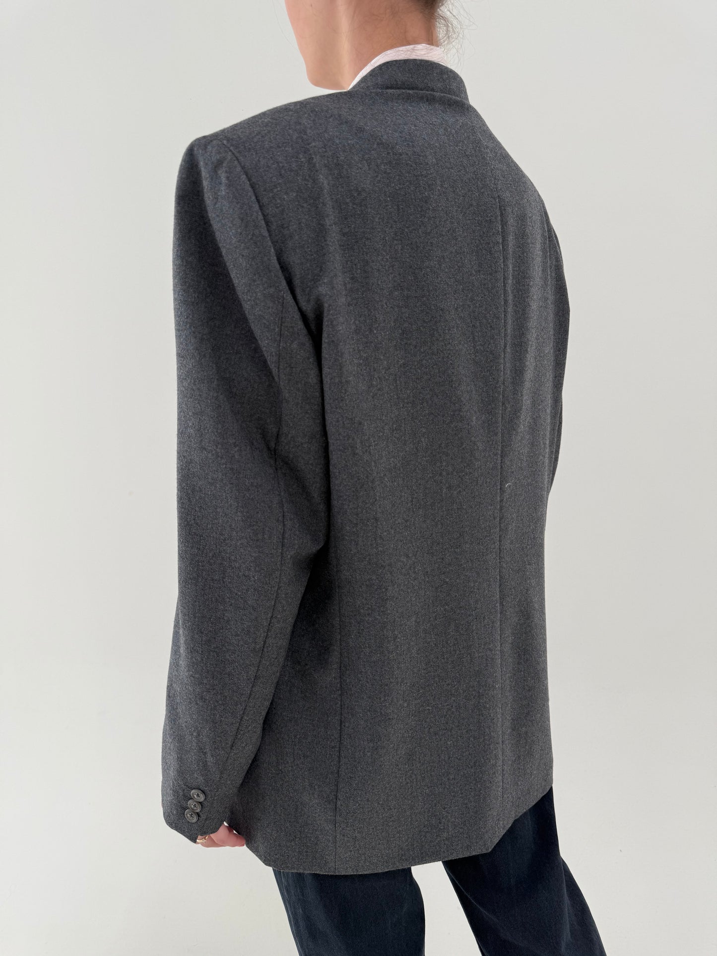 Sacou ultra luxury Zegna tall în croi actual  din stofă extrafina super 100s