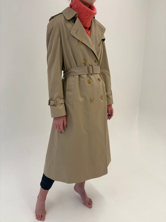 Trench vintage Burberry high end cu liner de lana detașabil inclus