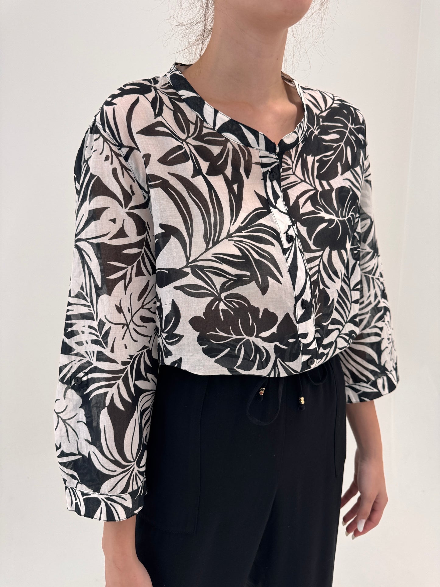 Tunica de brand luxury plus size Elena Miro din cea mai fină panzica de bumbac