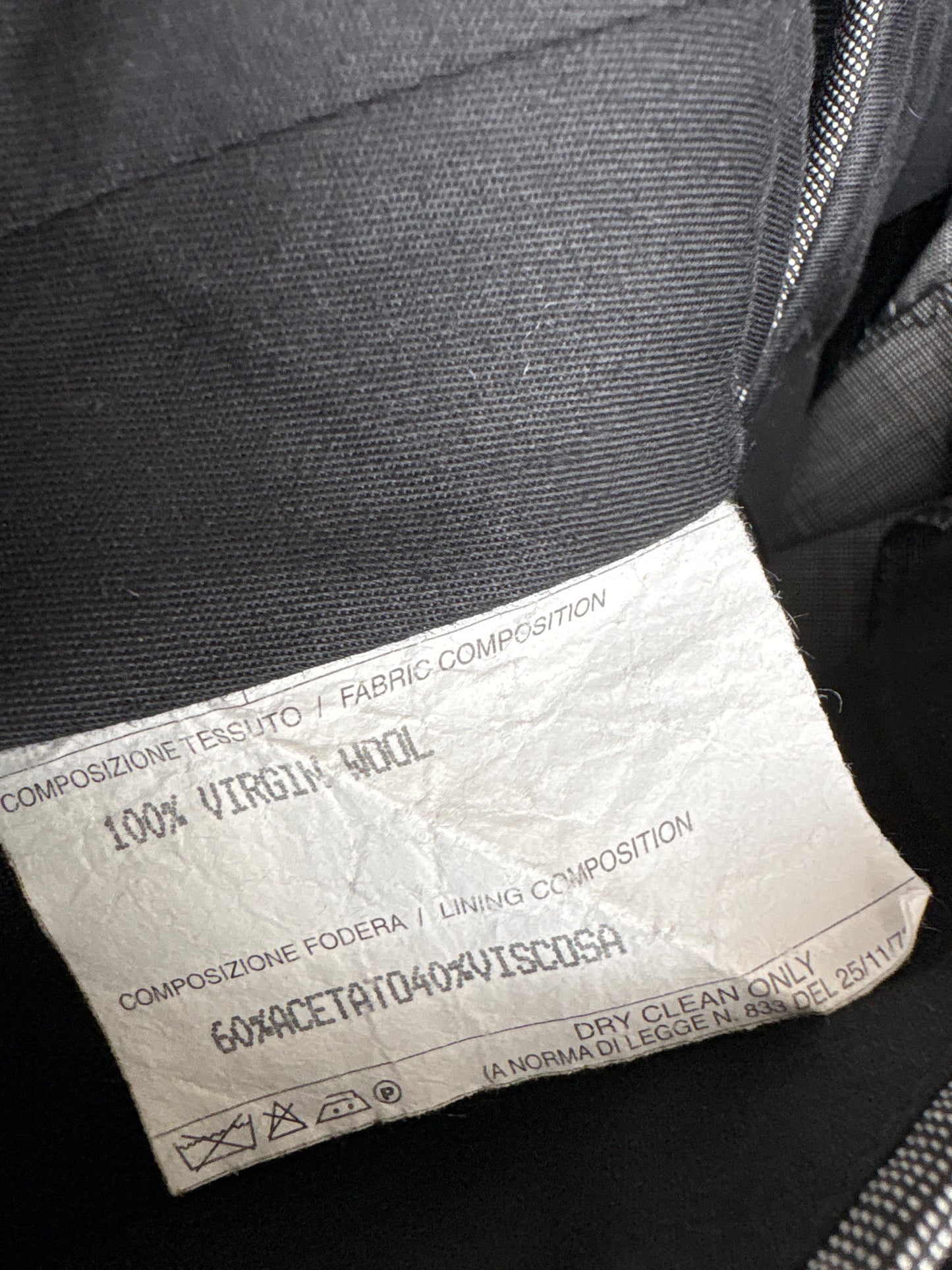 Pantaloni clasici din lana extrafina italienești