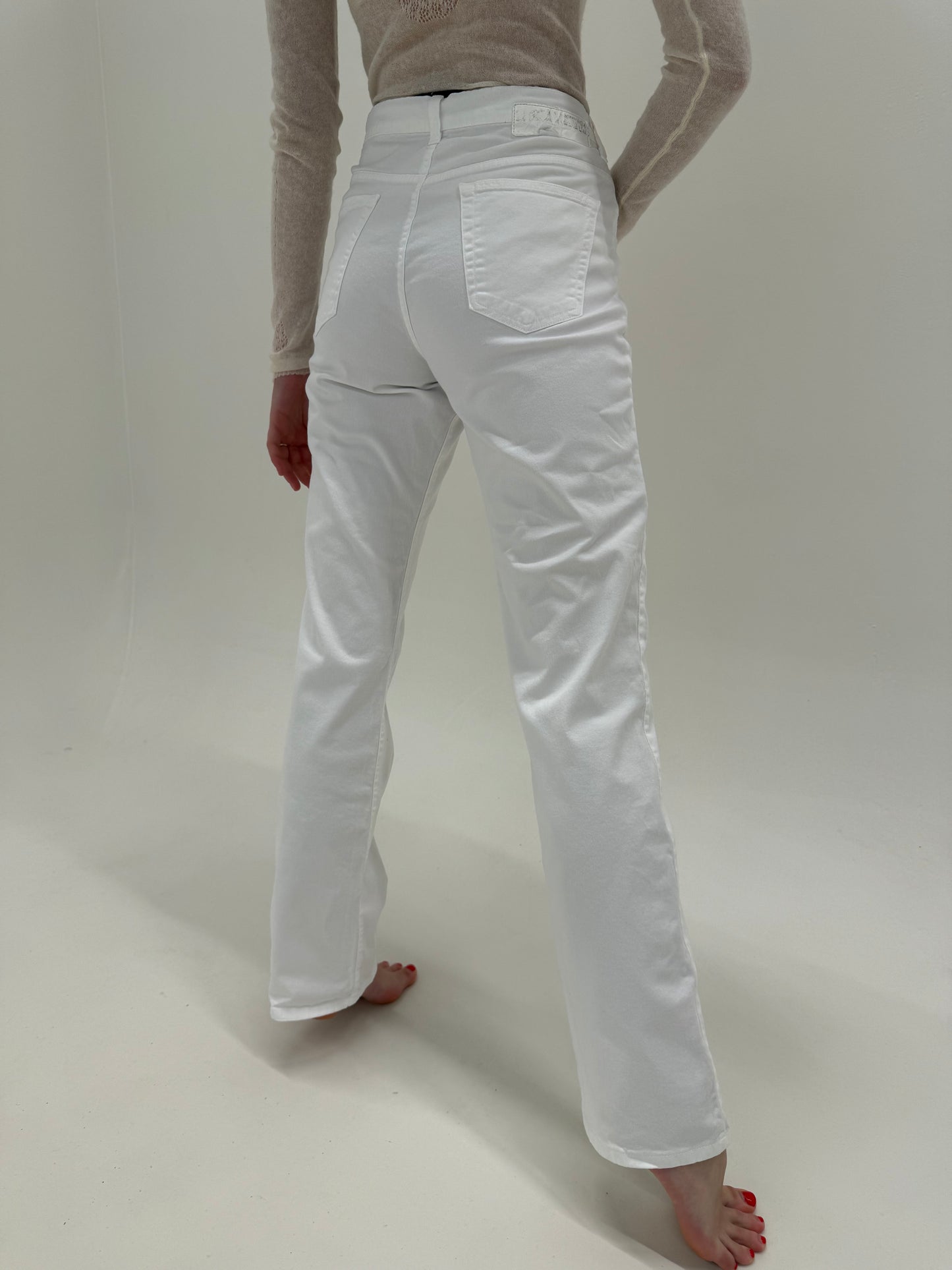 Jeans vintage luxury Iceberg evazați ultra confort de sezon cald modelatori