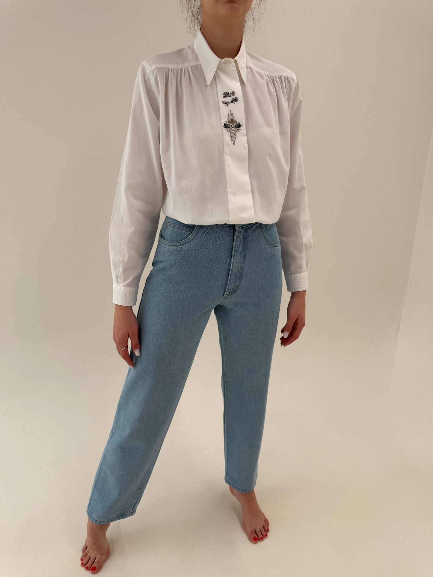 Jeans vintage tall light wash straight leg