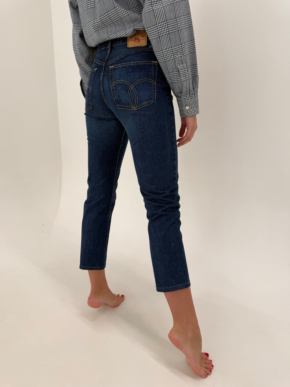 Jeans de brand luxury italian Fiorucci classic wash petite