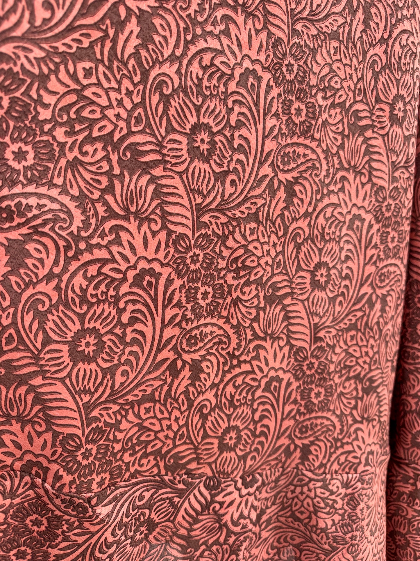 Rochie maxi din mătase naturală in stil boho cu bust elastic la spate