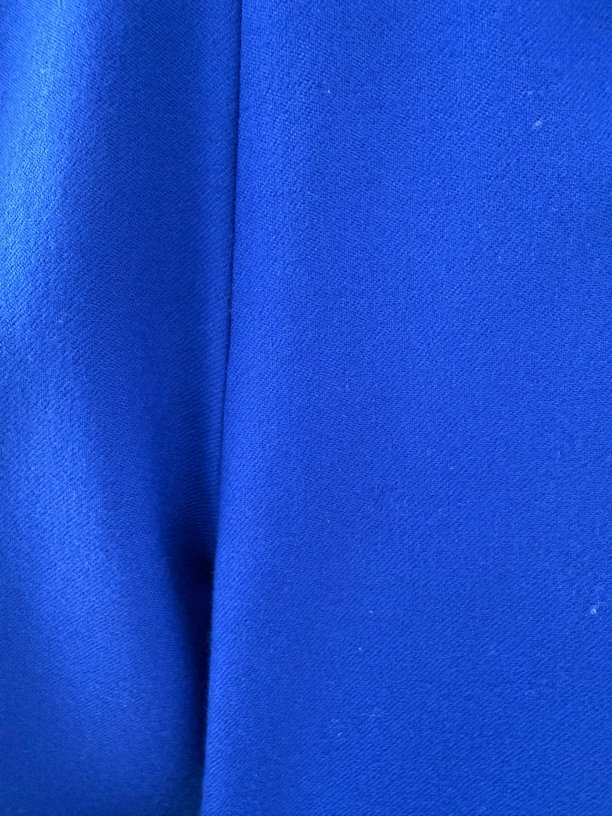 Costum vintage italian excepțional albastru regal din lana extrafina