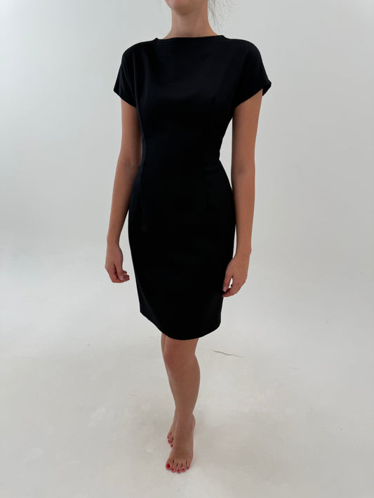 LBD vintage din lana extrafina inc roi de exceptional cambrat atemporal de la zi la seară