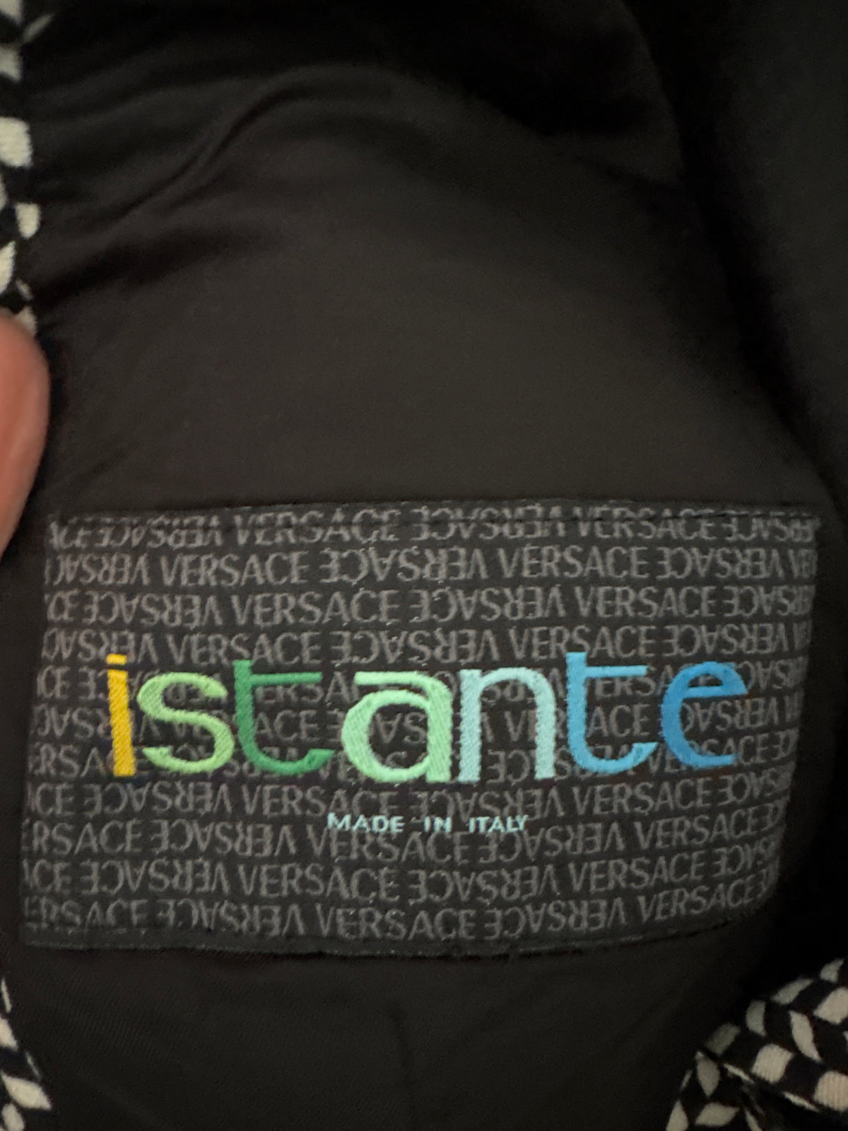 Sacou Versace old vintage cu nasturi logotyped Medusa și tailoring structurat din lana