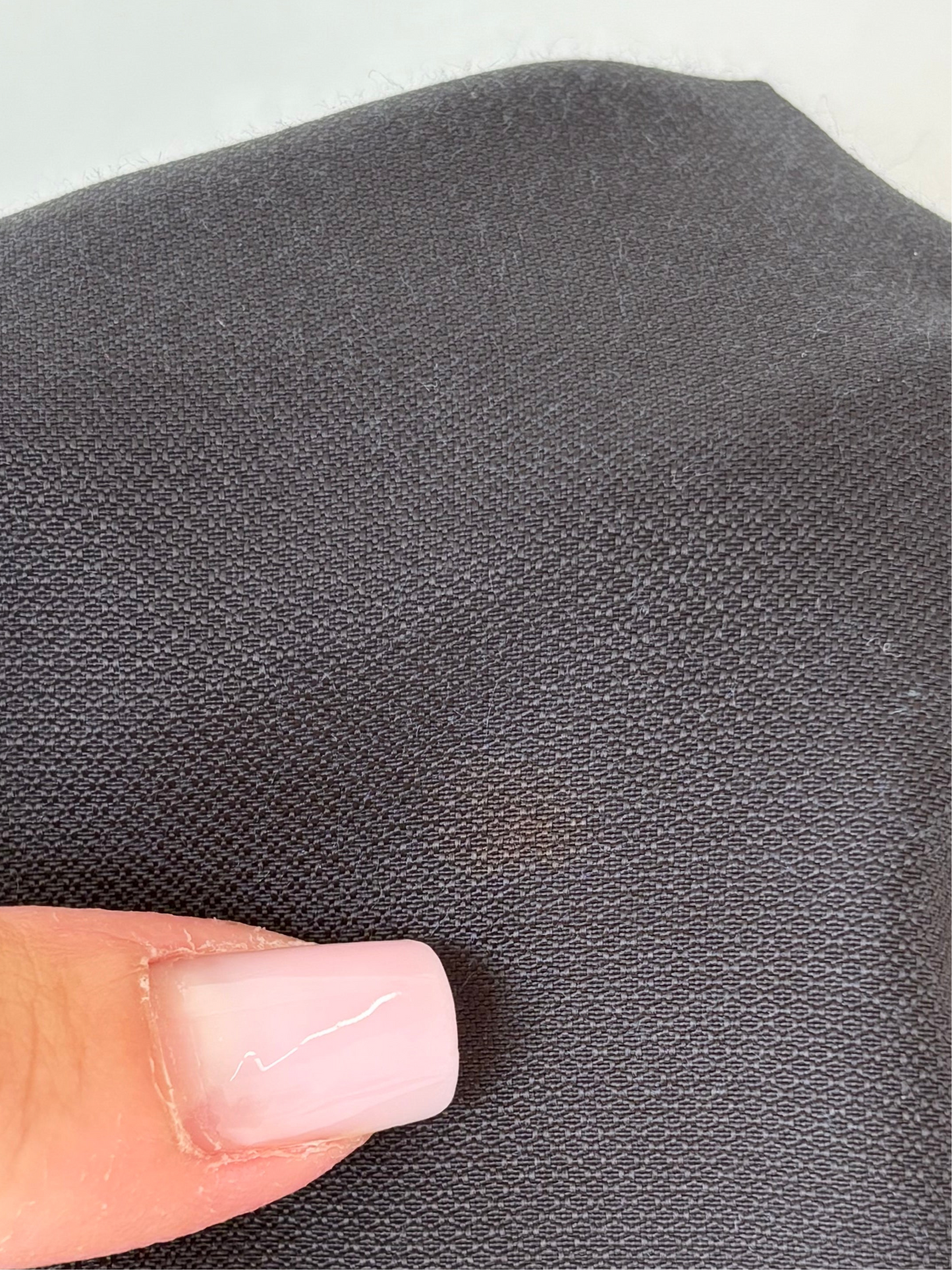 Cămașa neagră italiană din poplin gros de bumbac texturat