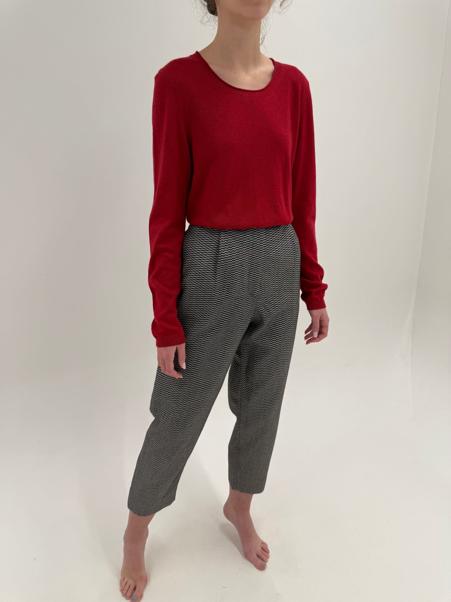 Costum vintage anii 90 de brand luxury de colecție din lana și mătase naturală