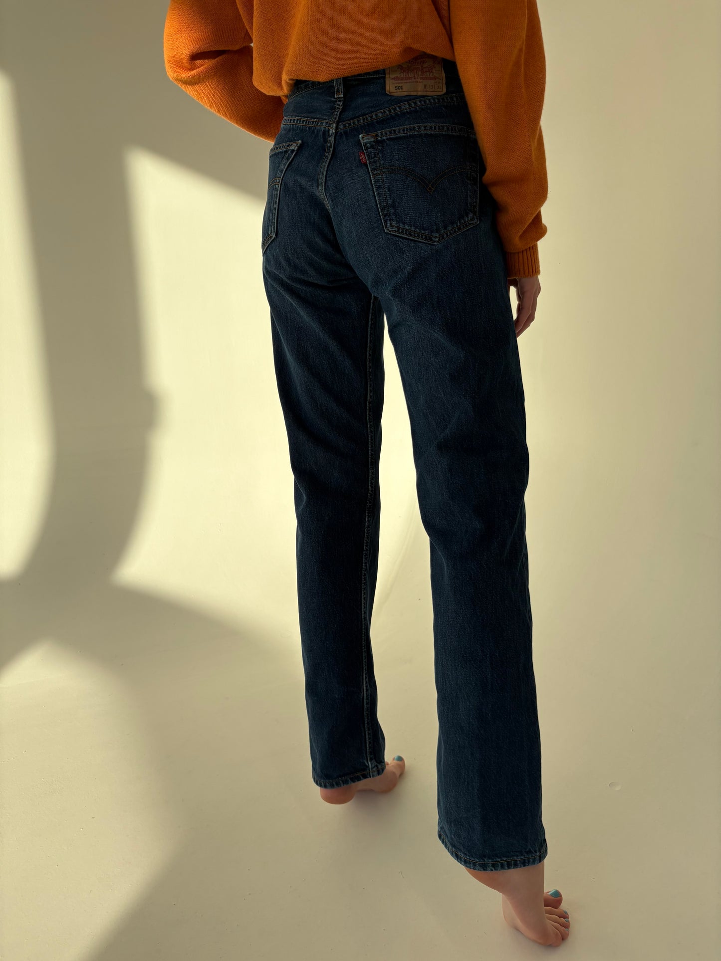 Jeans tall Levi’s 501 dark wash