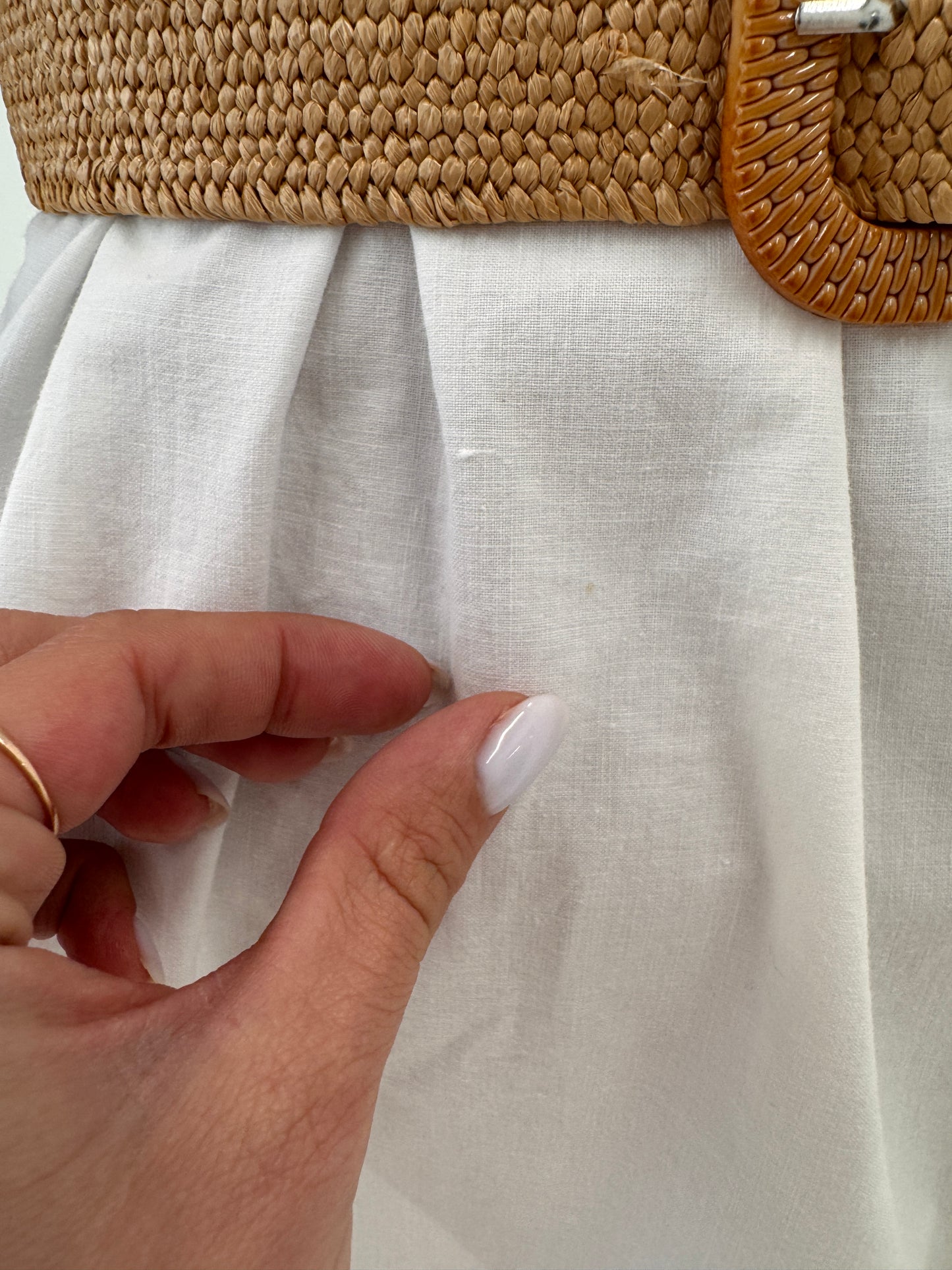 Rochie old vintage din pânză veche excepțională de bumbac cu lucrătură manuală