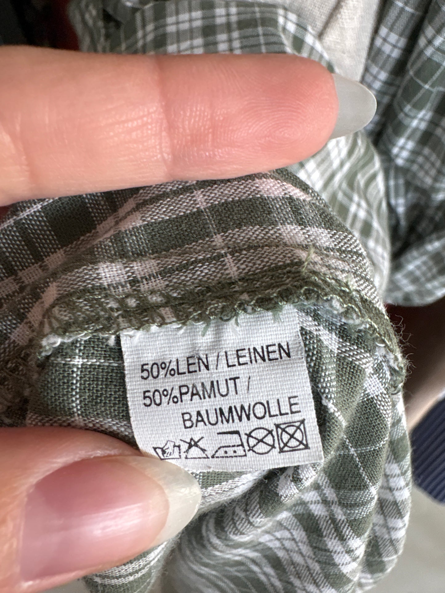 Rochie vintage cu corsaj din pânză de in și pânză de bumbac cu mâneci ușor bufante