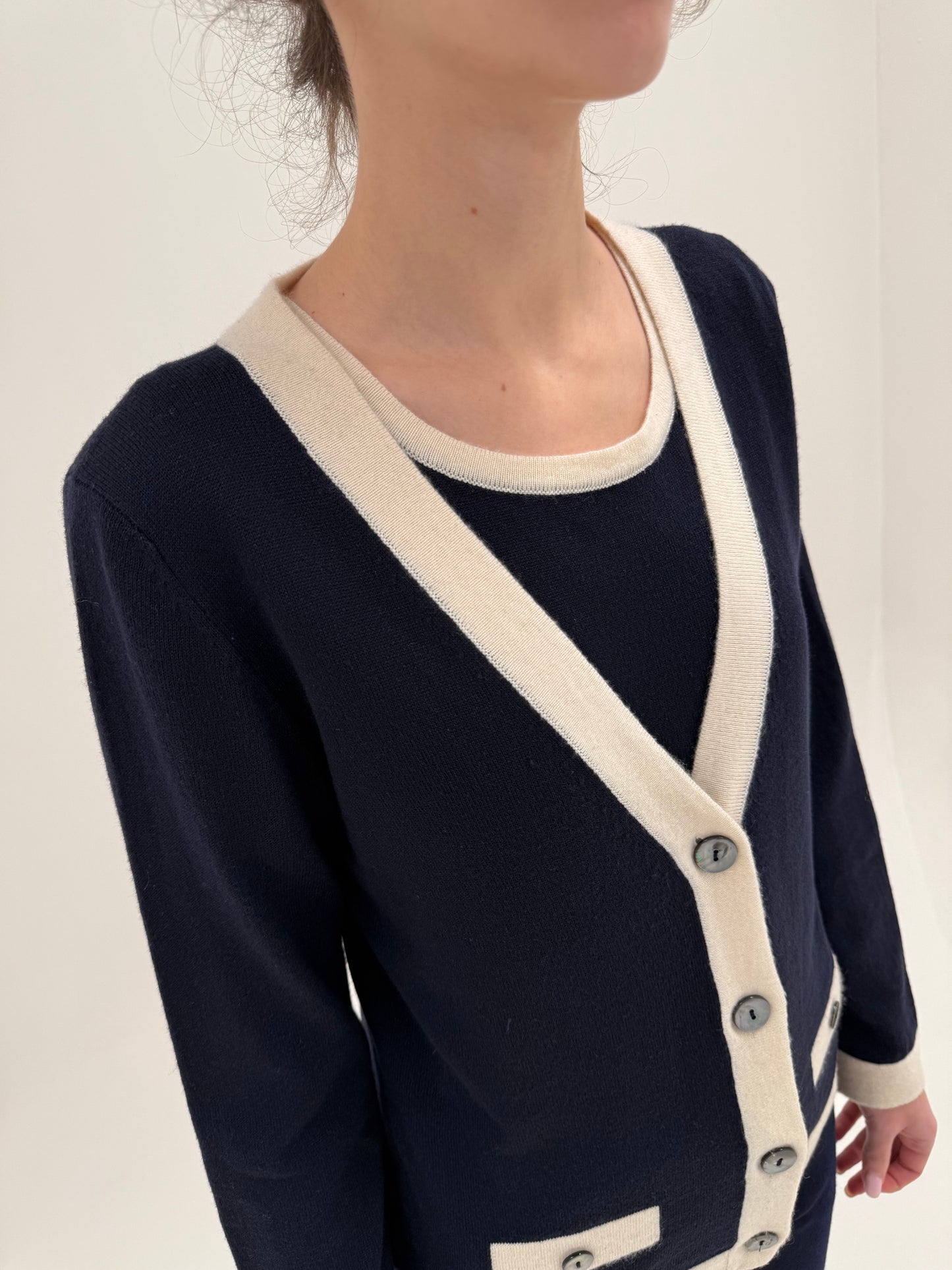 Set de brand luxury din cașmir, mătase naturală și in