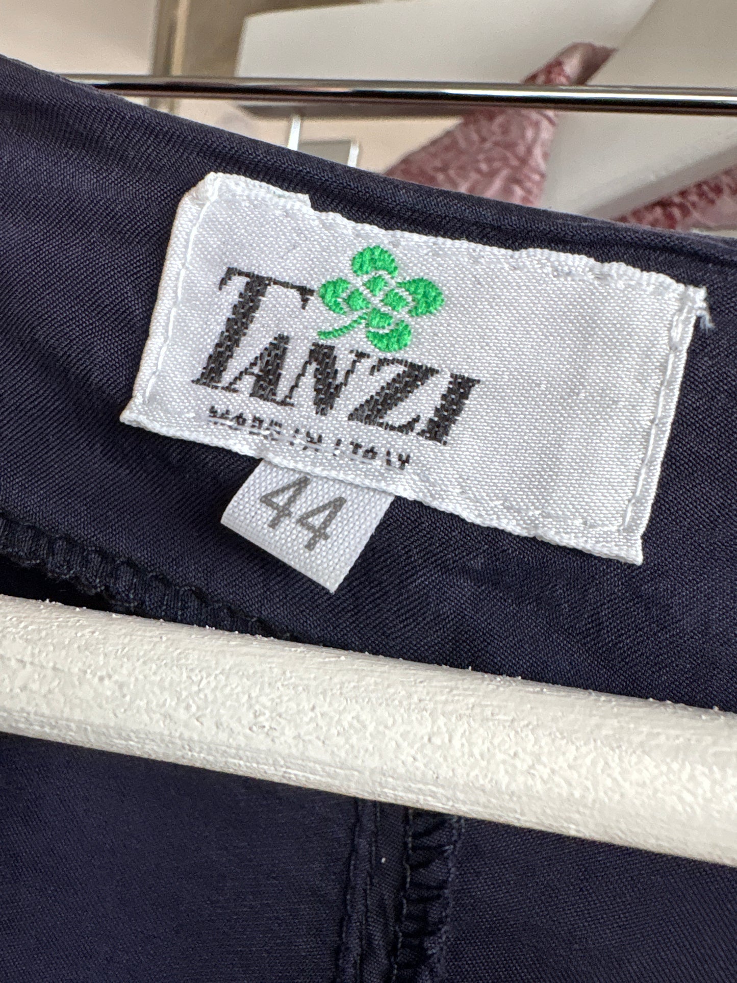 Rochie cambrata Navy blue din mătase naturală