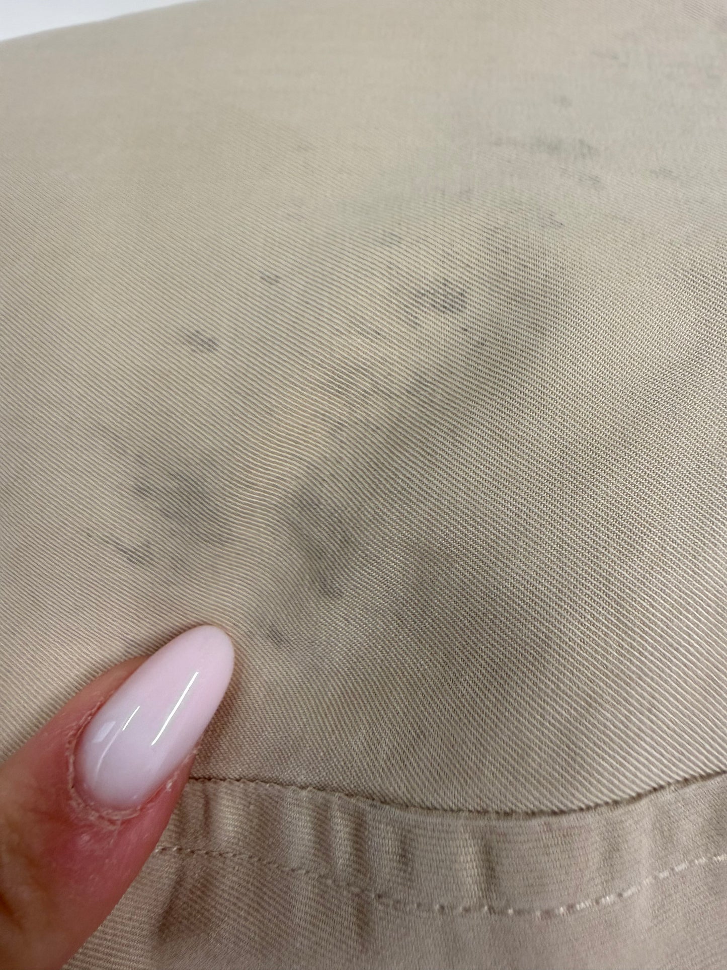 Trench Burberry vintage din garbardina de vară