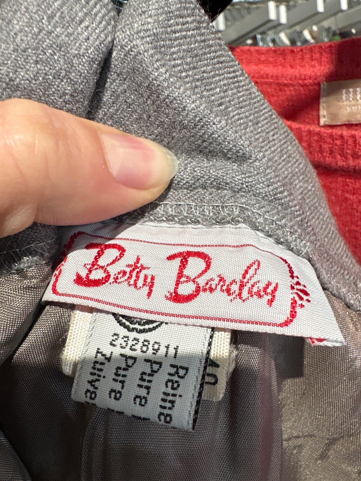 Fustă vintage din lana groasă super amplă cu talie ultra marcată înaltă