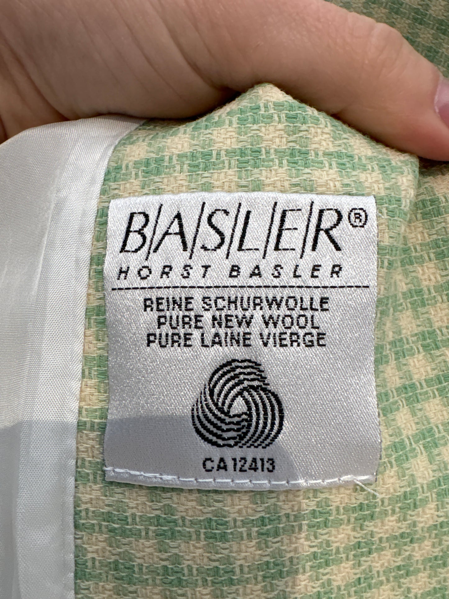 Sacou în carouri și culori pudrate de brand super premium