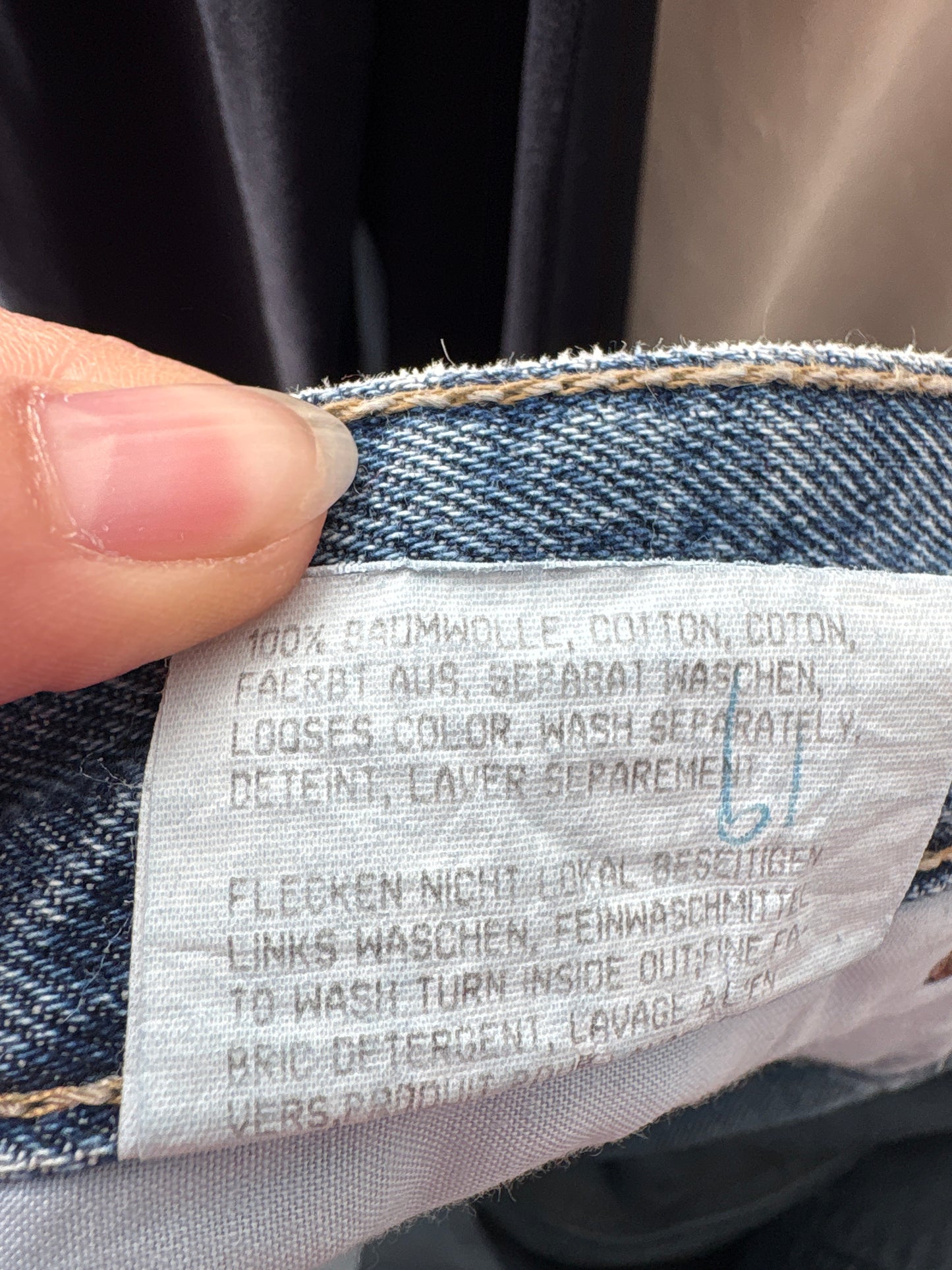 Jeans vintage premium mom fit clasic wash cu talie ultra înaltă