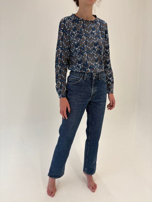 Jeans premium straight leg classic wash
