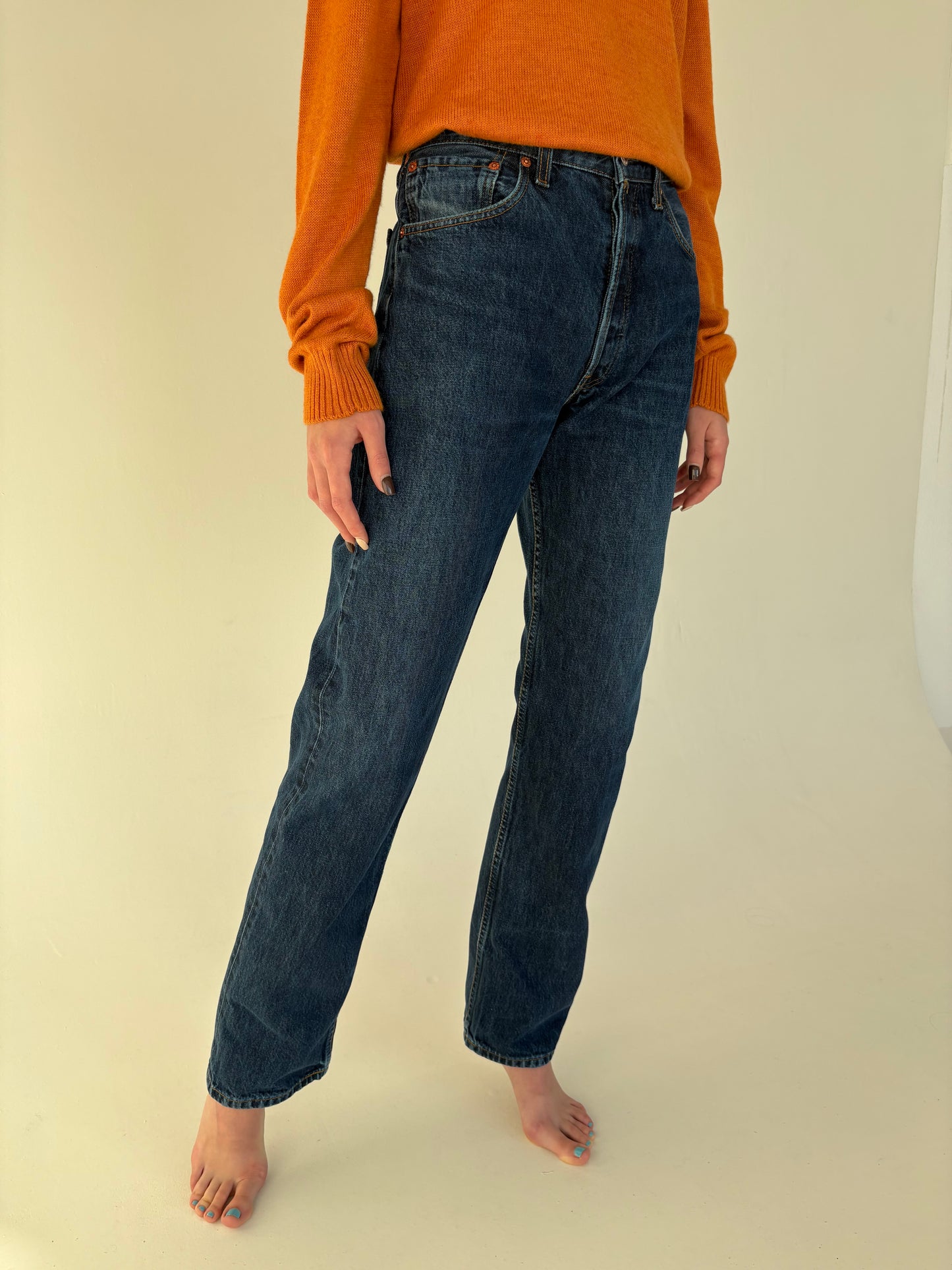 Jeans tall Levi’s 501 dark wash