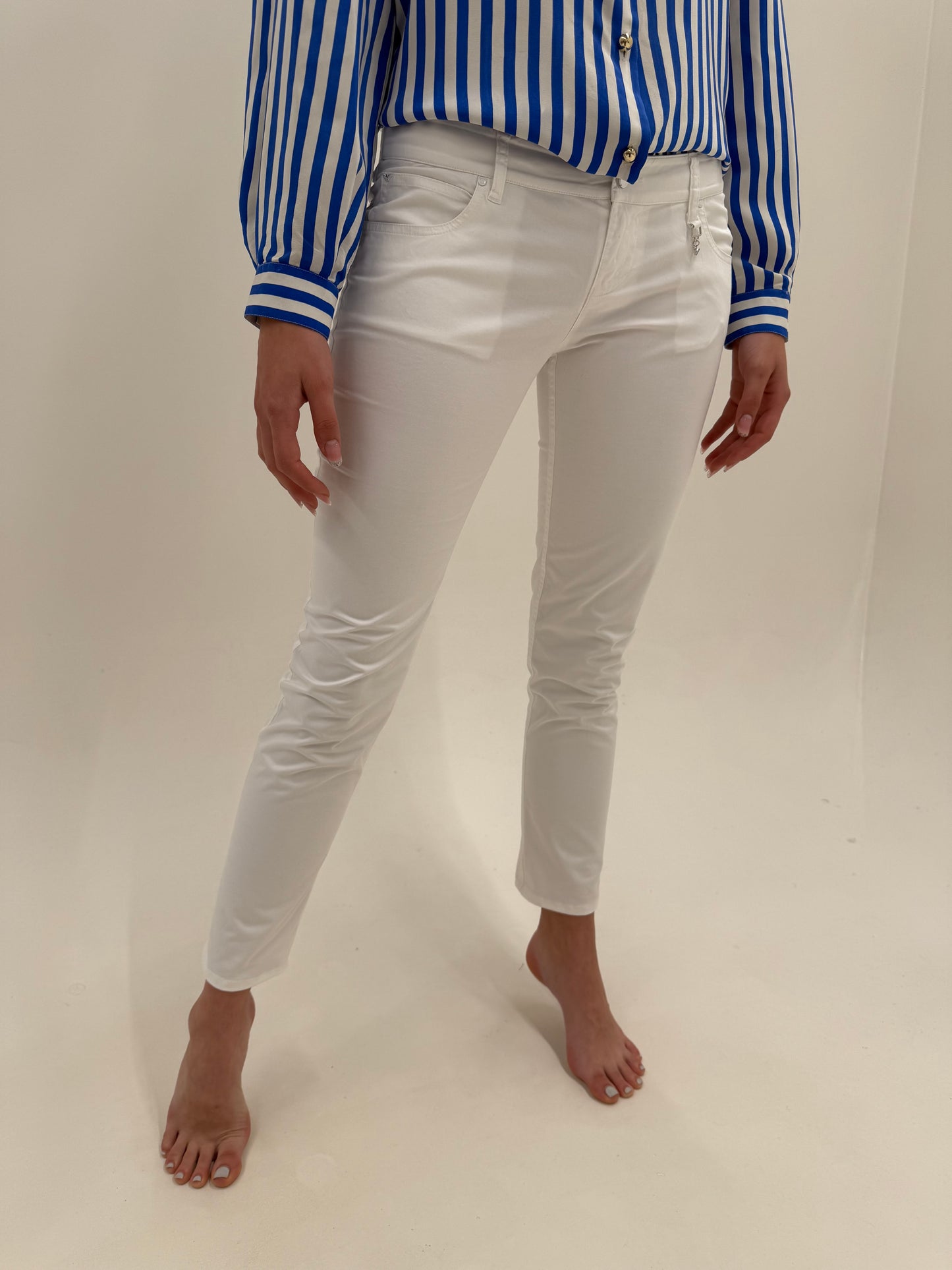 Pantaloni Armani de vară din bumbac premium
