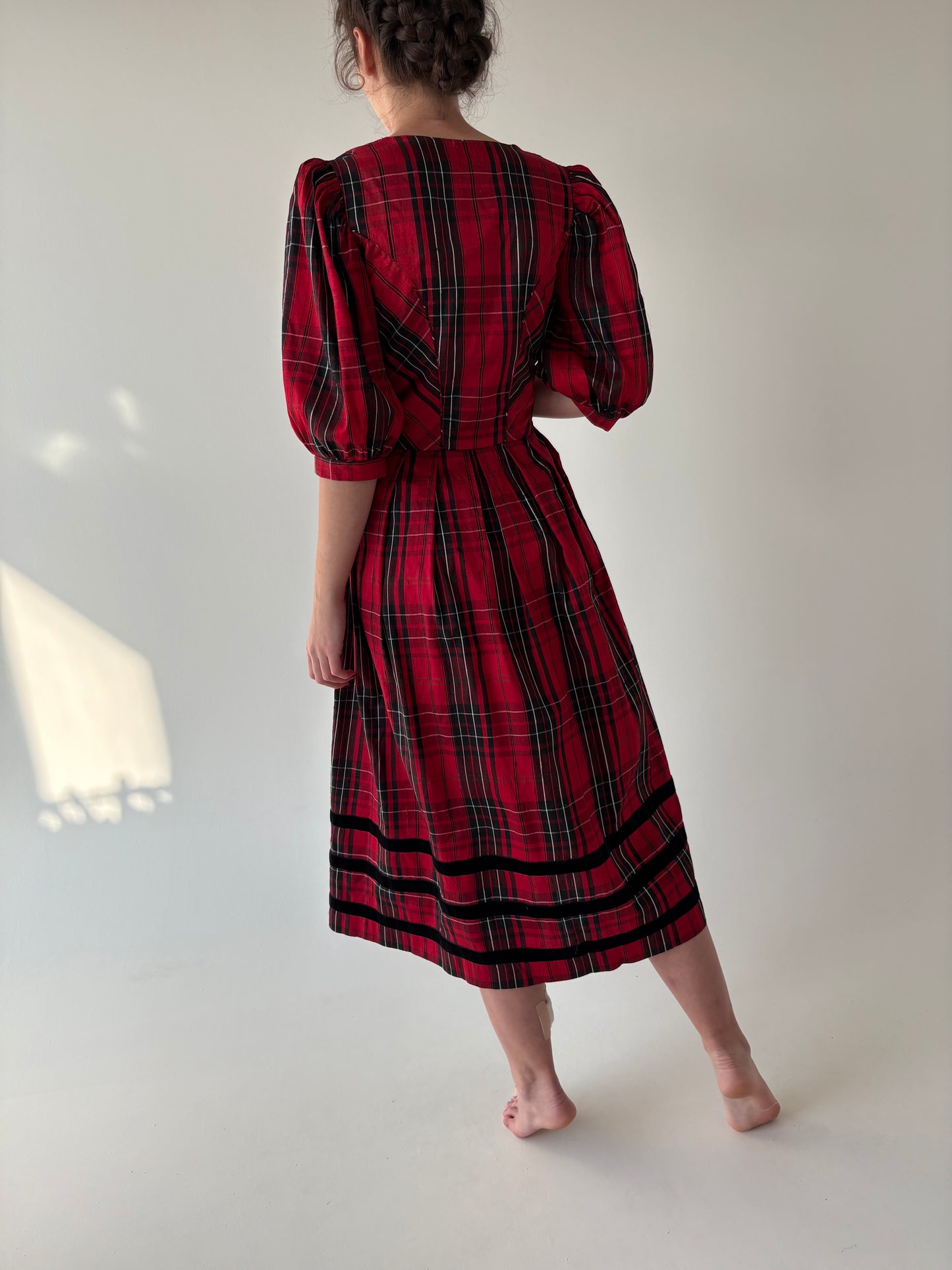 Rochie din mătase naturală dupioni cu corsaj