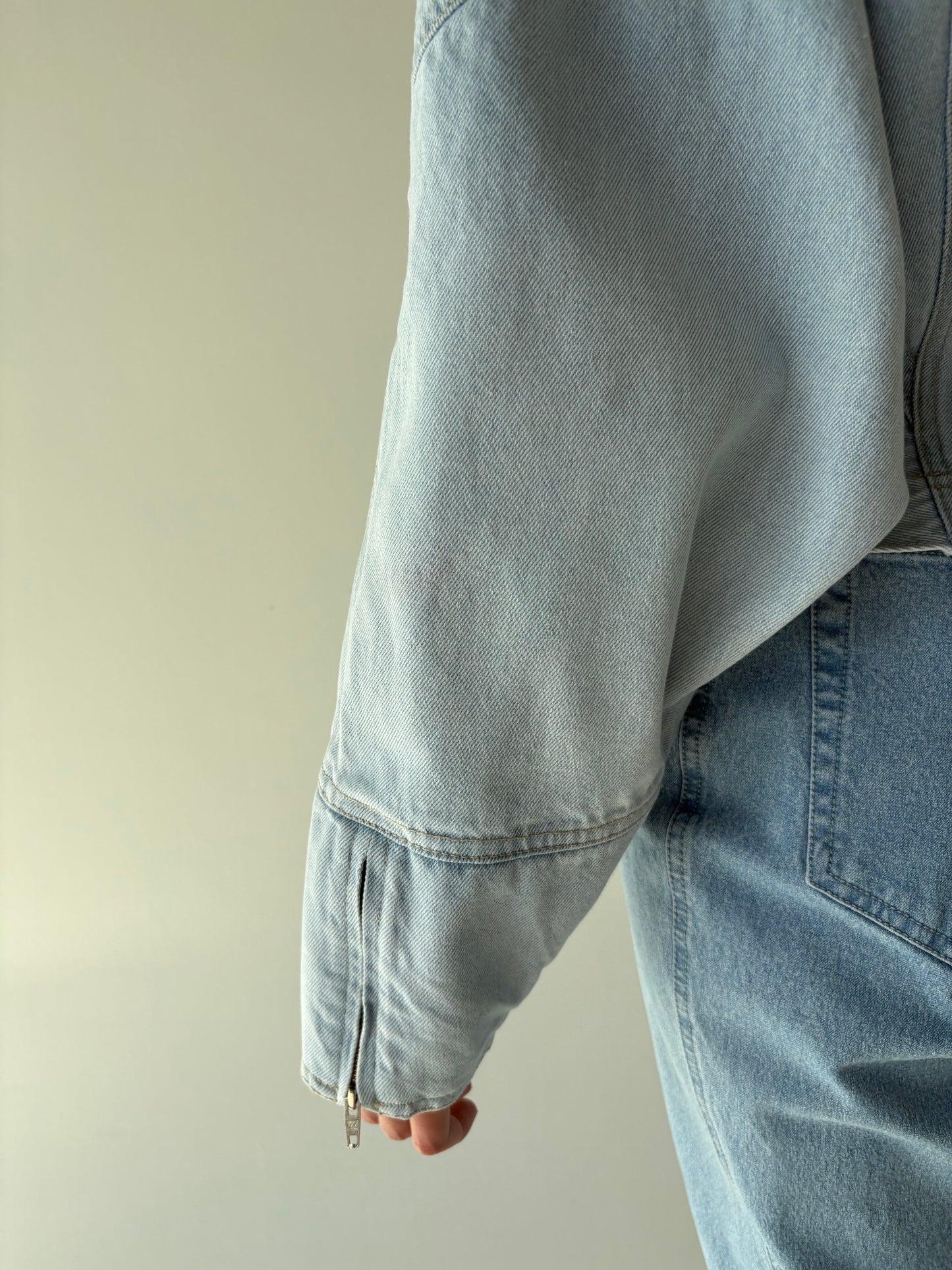 Geacă vintage din jeans premium