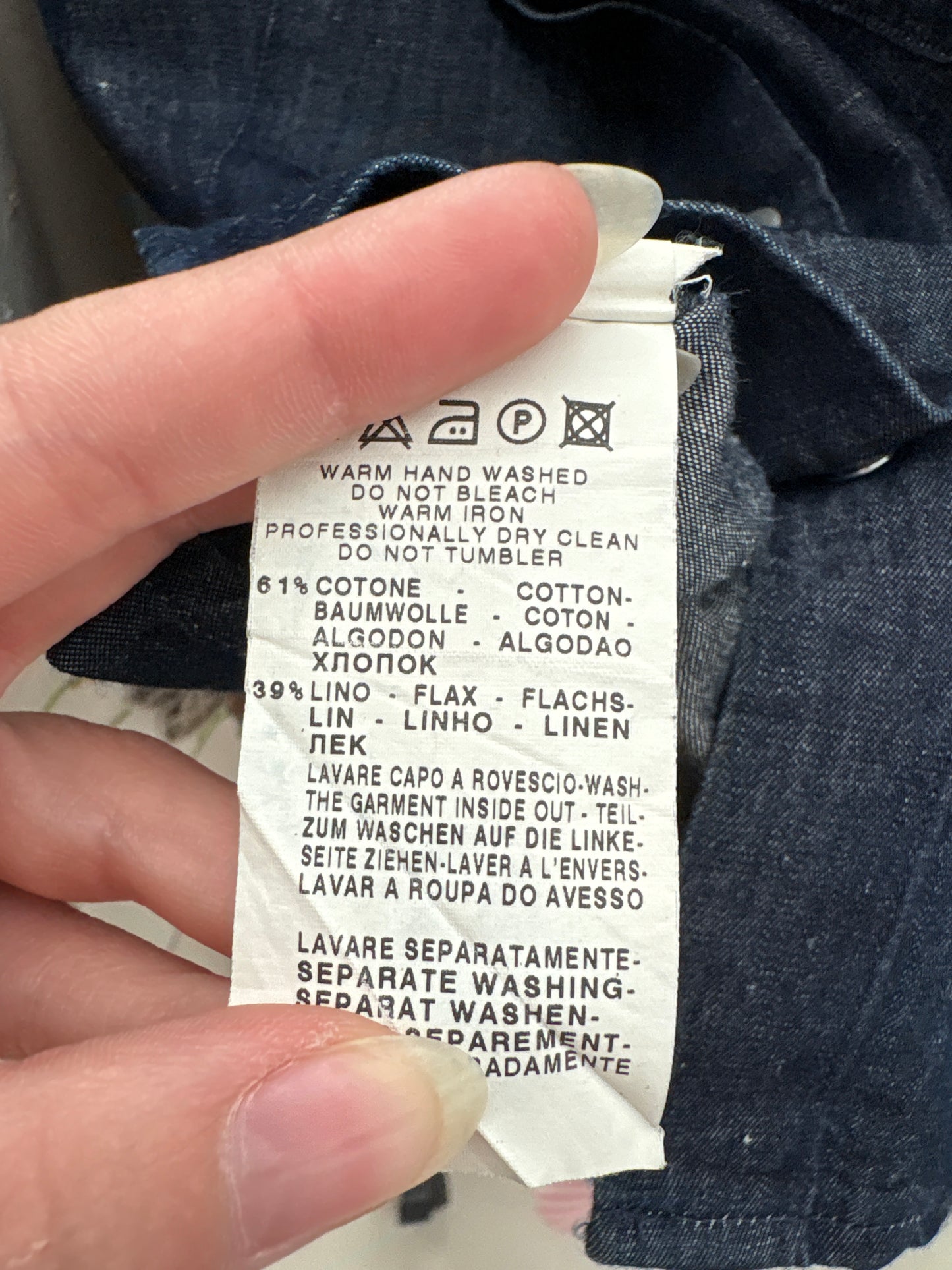 Corsaj luxury Trussardi din pânză tip jeans