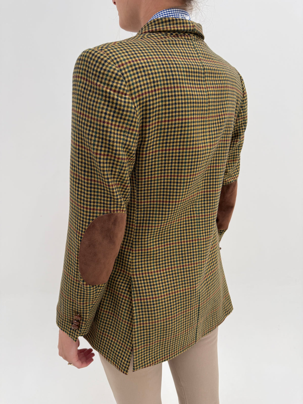 Sacou de brand luxury italian Tombolini  din tweed excepțional de lana