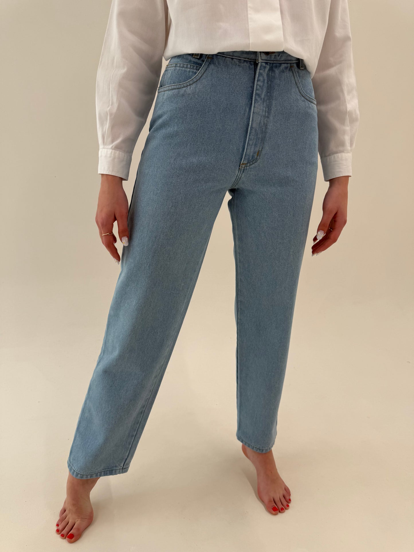 Jeans vintage tall light wash straight leg