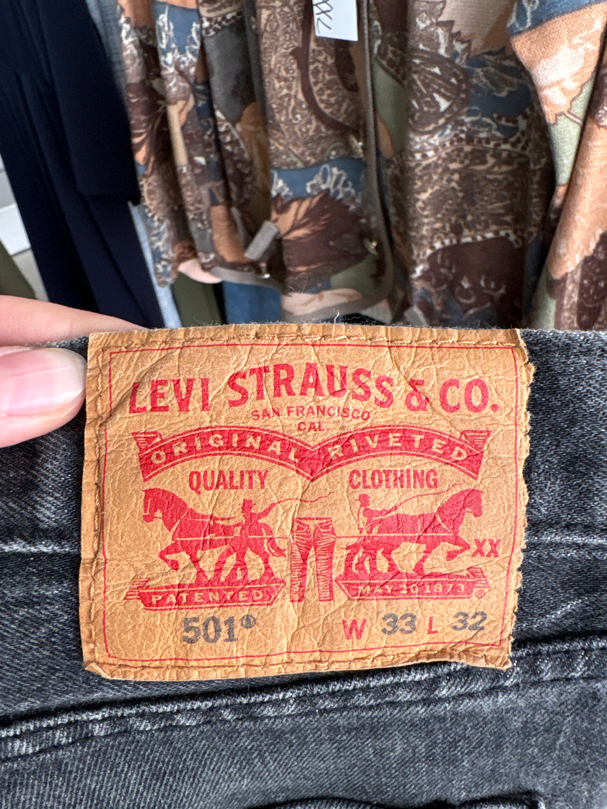 Jeans Levi’s 501 petite din bumbac gros ultra confort
