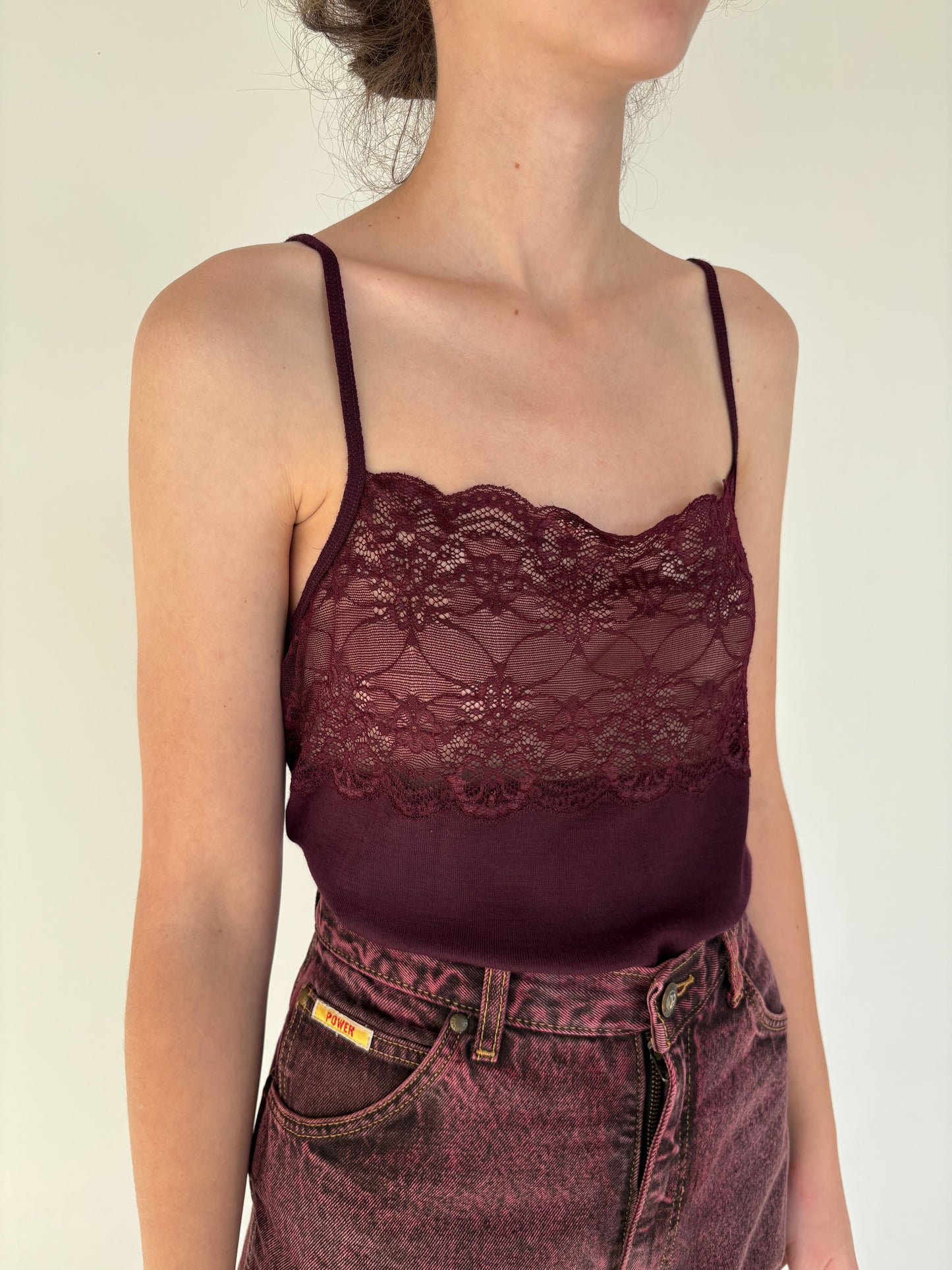 Maieu high end burgundy din lana extrem de fină, mătase și cașmir