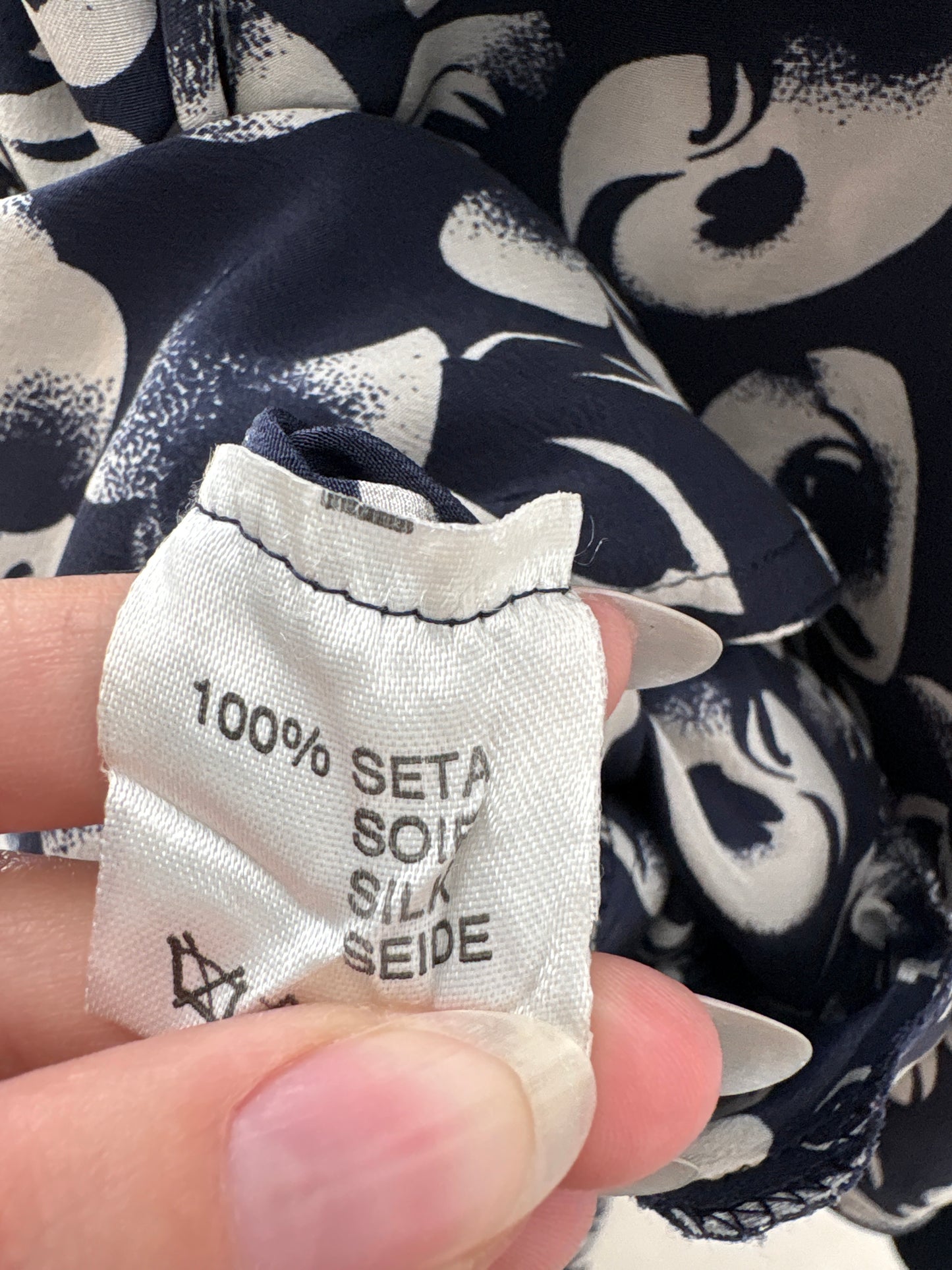Salopetă din twill de mătase naturală de brand luxury italian Mariela Burani