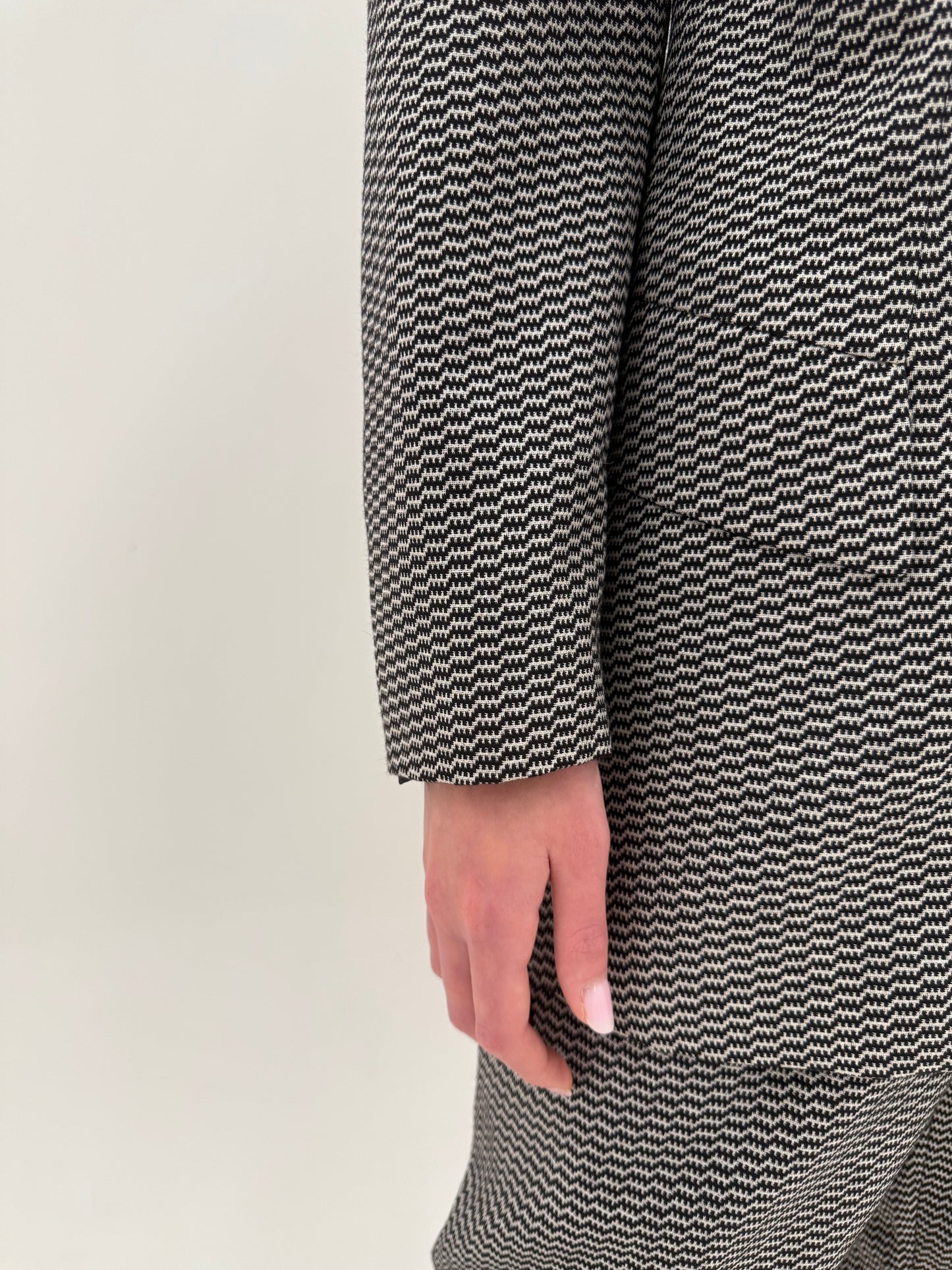 Costum vintage anii 90 de brand luxury de colecție din lana și mătase naturală