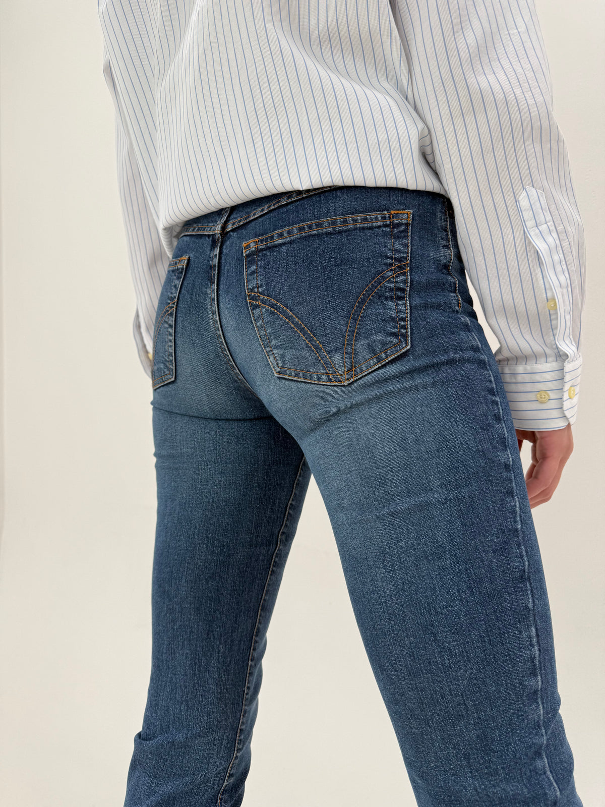 Jeans Dolce&Gabbana vintage tall clasic wash straight leg ultra confort