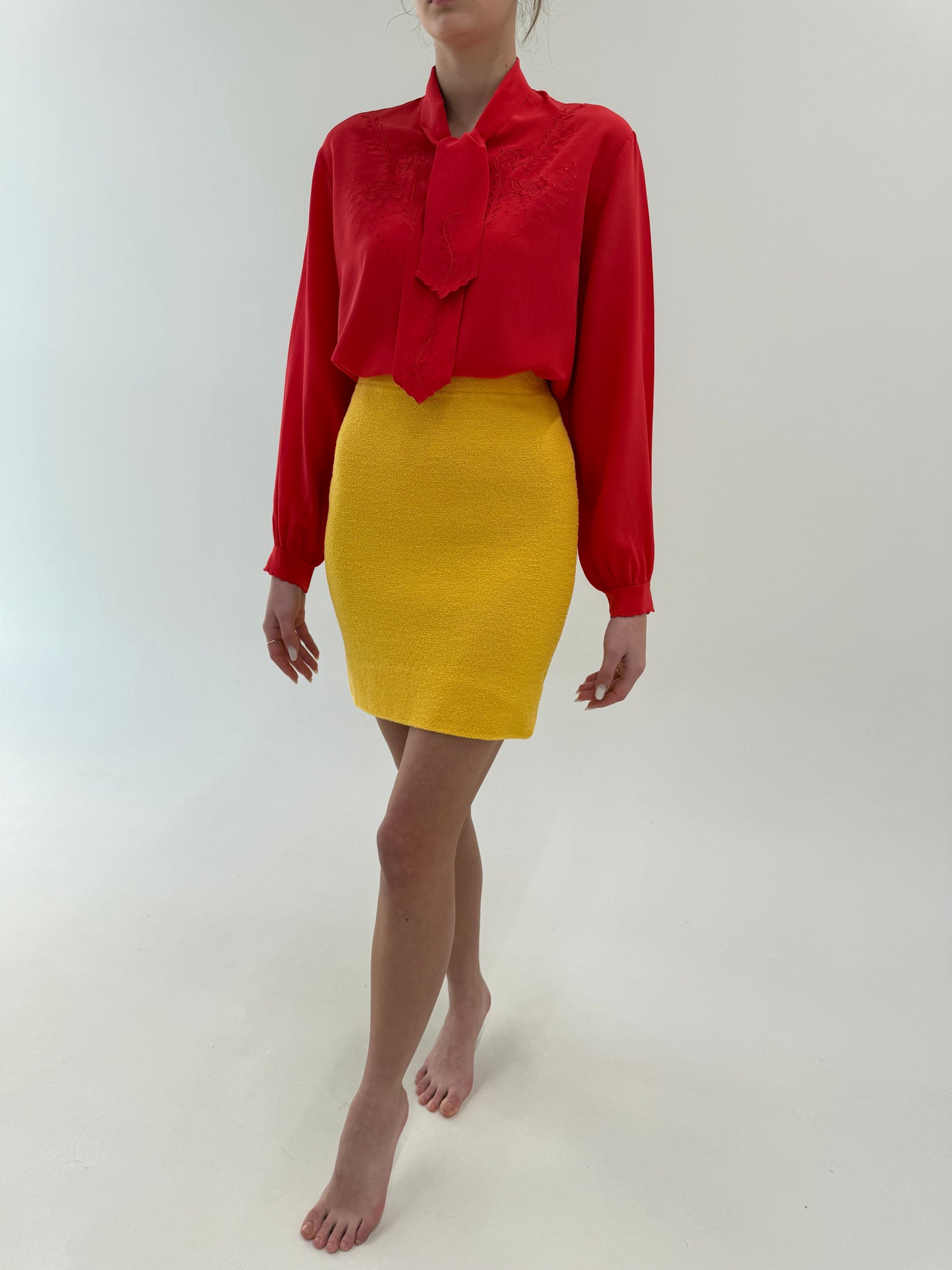 Deux piece vintage ultra luxury de brand concurent Chanel anii 90-00