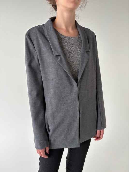 Sacou excepțional în croi modern minimalist din cea mai fină stofă de lana
