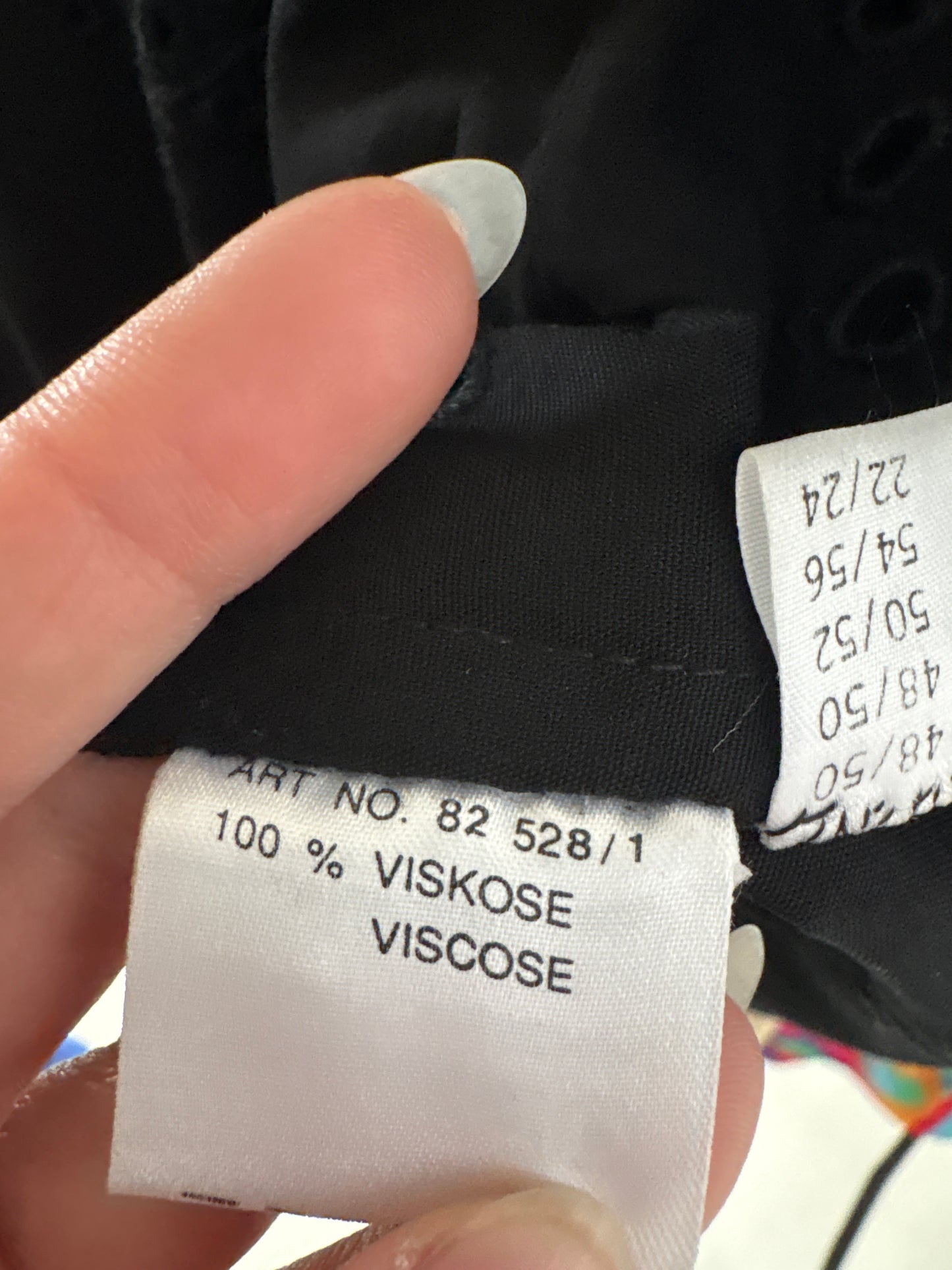 Top vintage negru plus size cu lucrătură și broderie excepționale