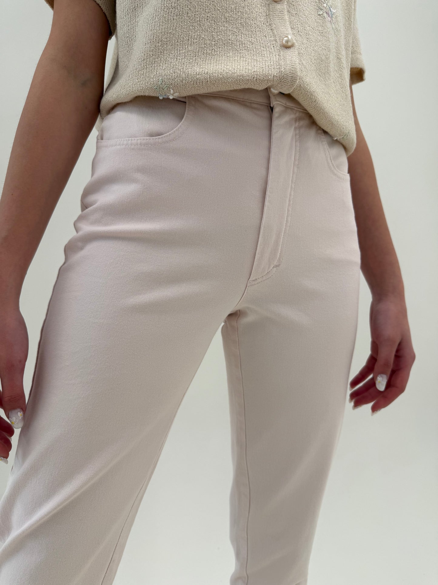 Jeans petite powder Pink premium made in ITALY ultra confort modelatori