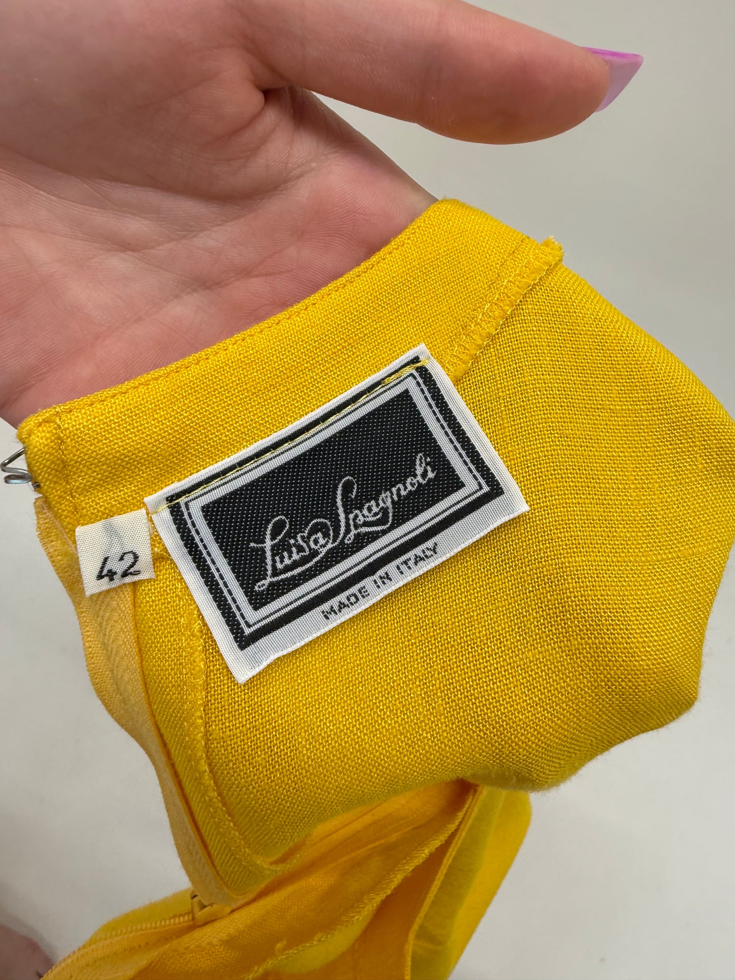 Corsaj vintage Luisa Spagnoli din in premium structurat