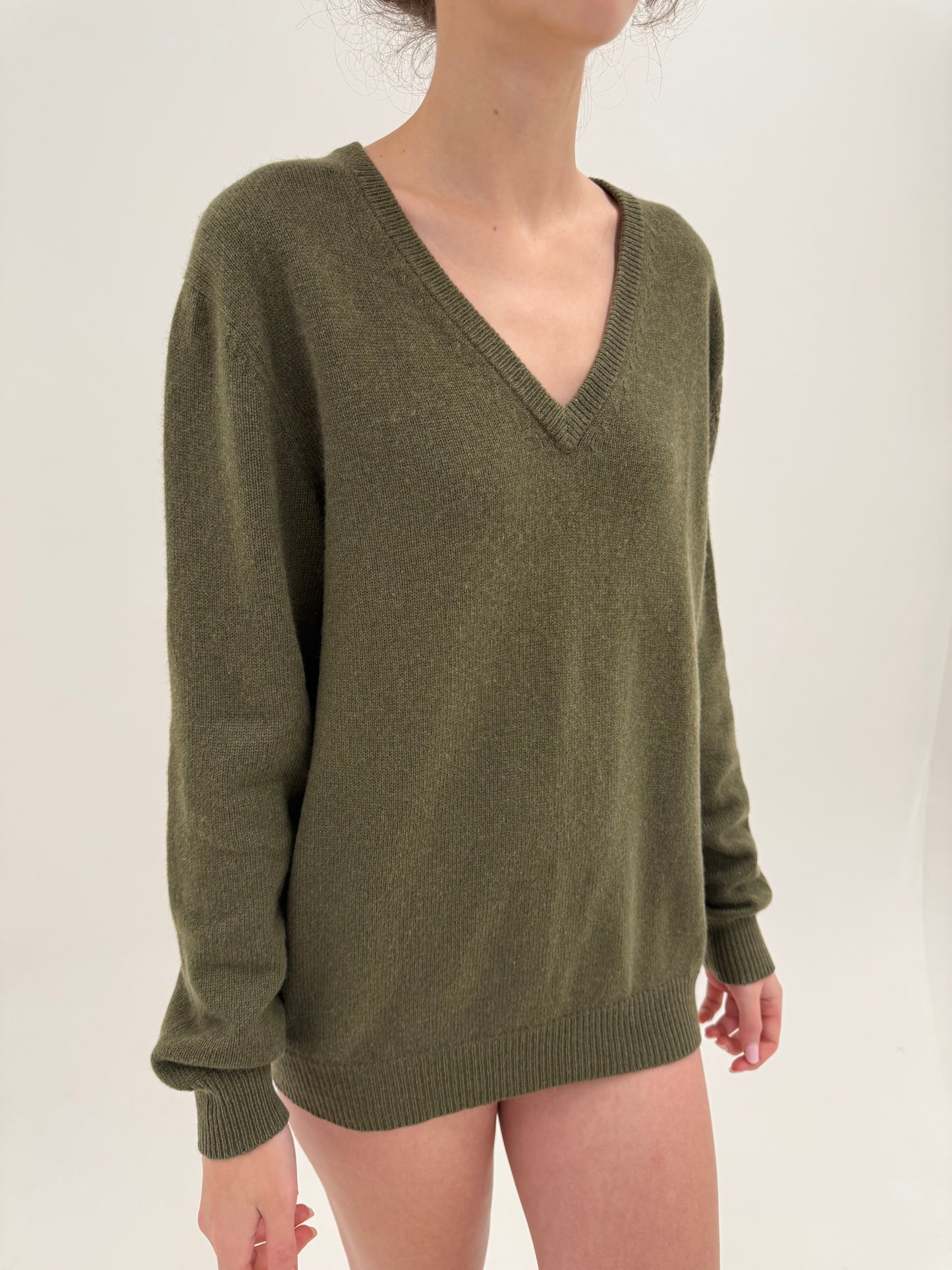 Pulover high end din cașmir multiply cu grad redus de peeling