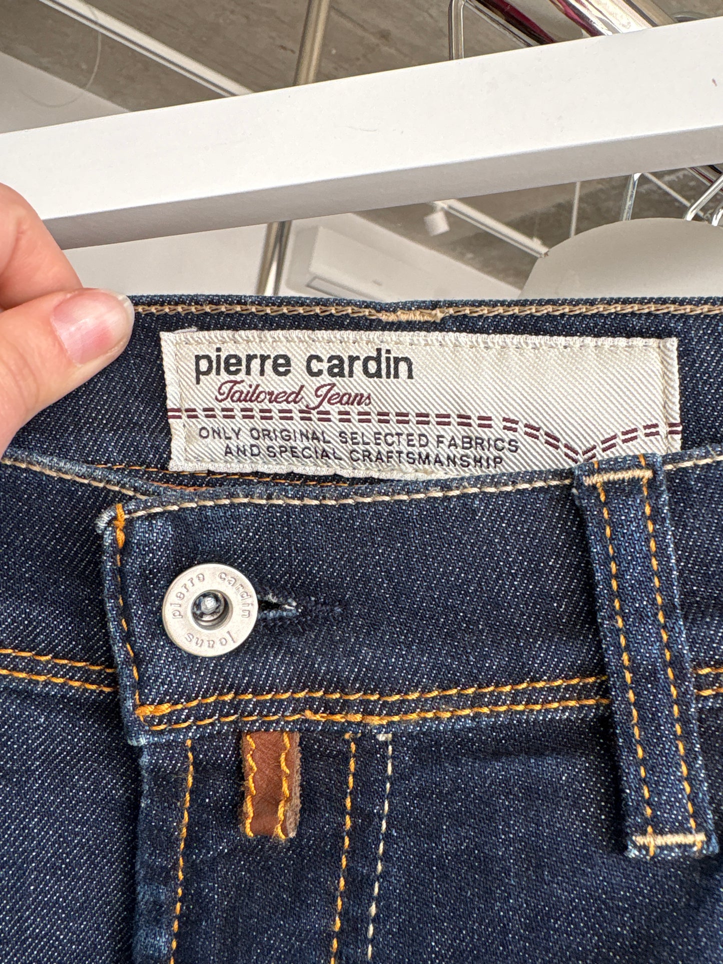 Jeans vintage Pierre Cardin modelatori dark wash