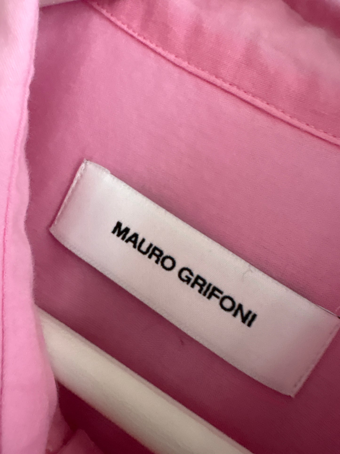 Cămașa powder Pink de brand luxury italian din cea mai fină panzica de bumbac